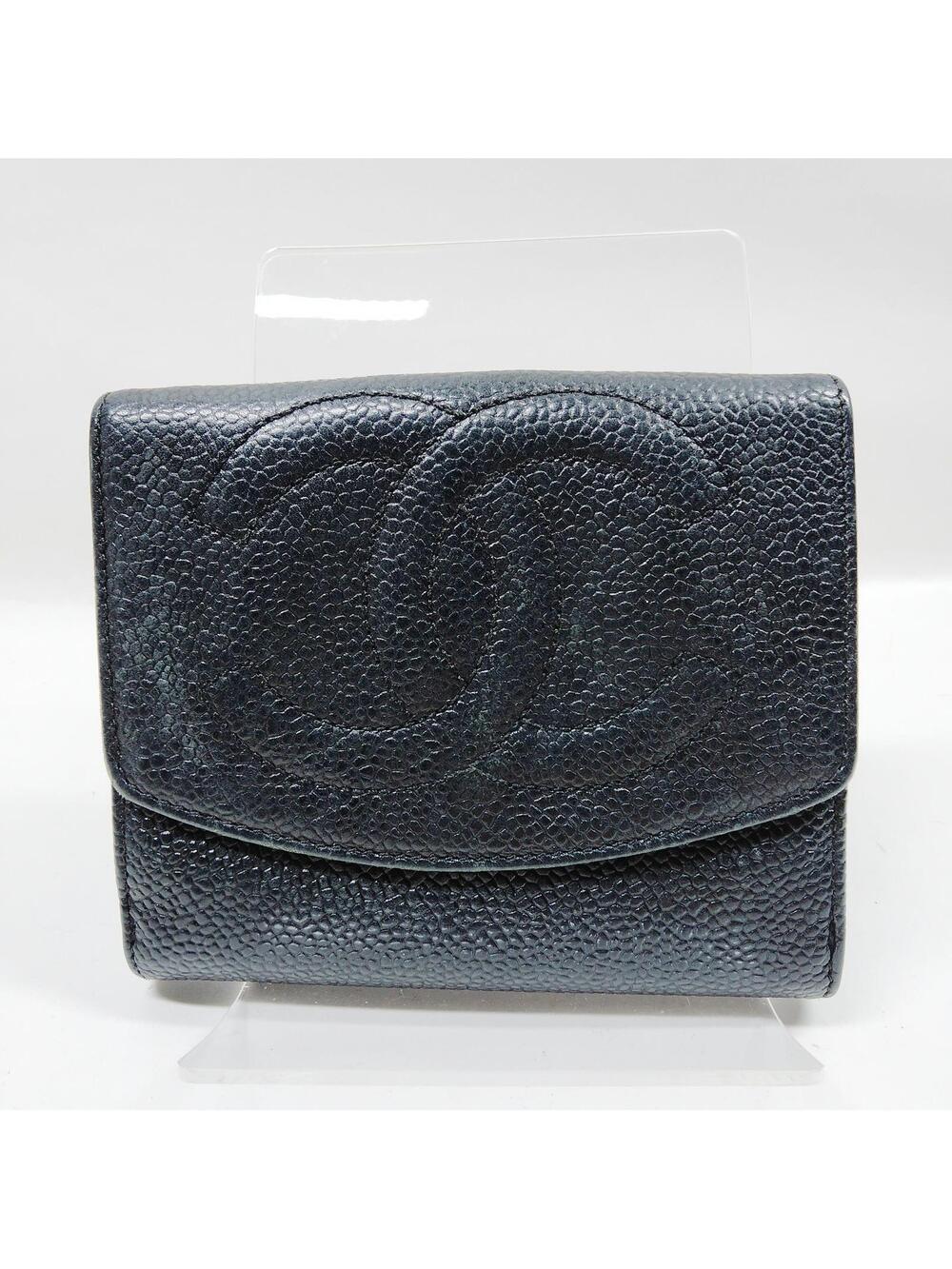 Chanel Wallet Black Caviarskin #194274C82